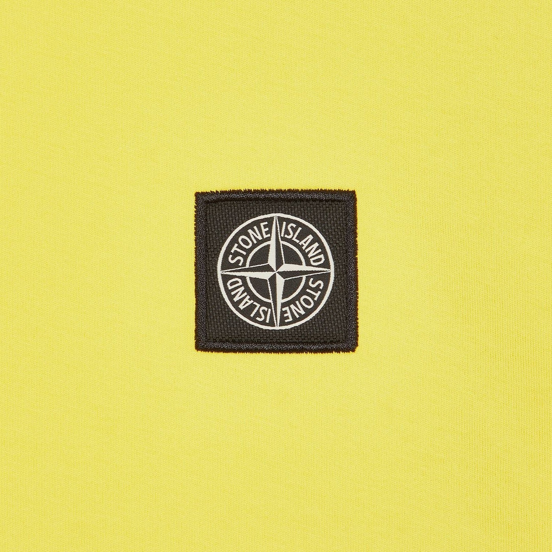 Stone Island Patch Logo T-Shirt Yellow - Urban Menswear