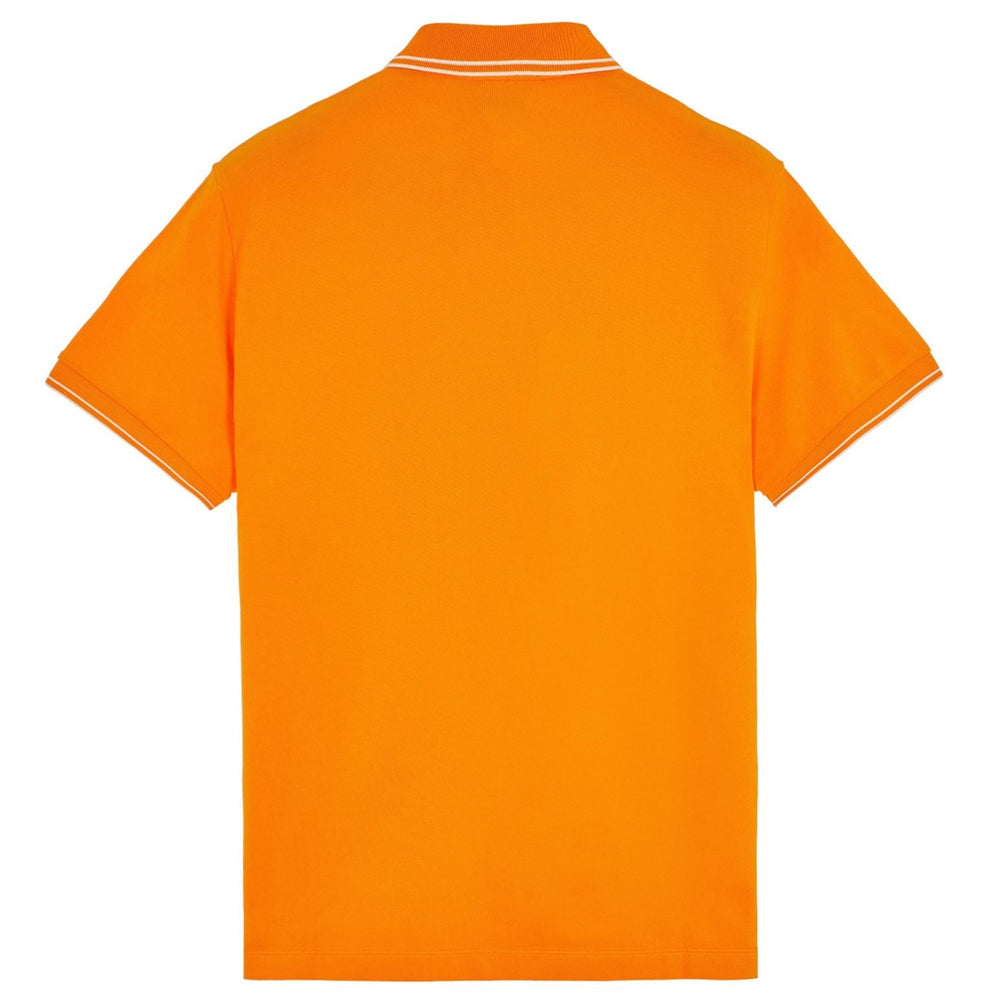Stone Island Short Sleeve Polo Orange - Urban Menswear