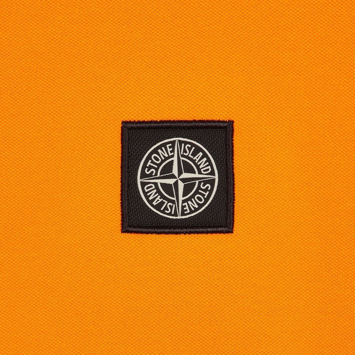 Stone Island Short Sleeve Polo Orange - Urban Menswear