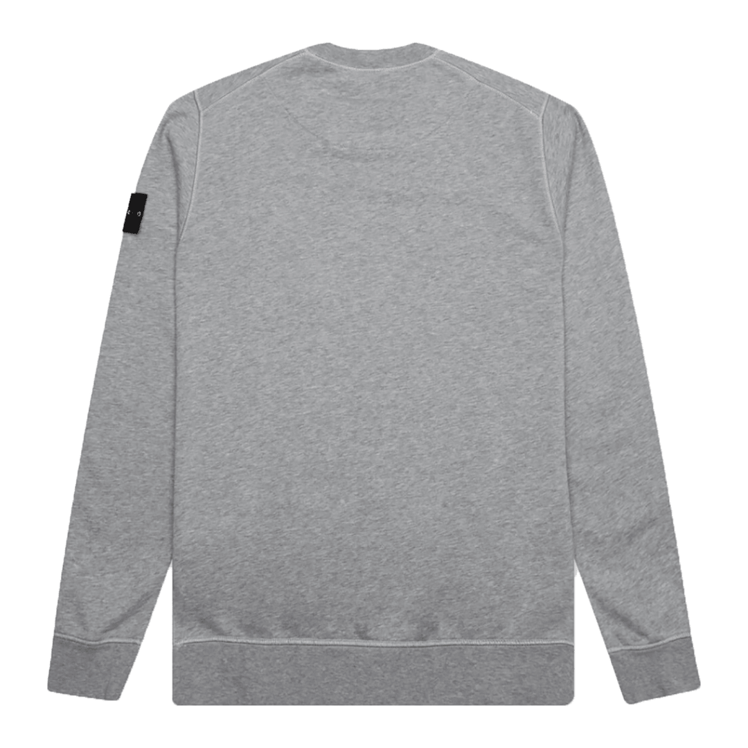 Stone Island Crewneck Sweatshirt Light Grey Melange - Urban Menswear
