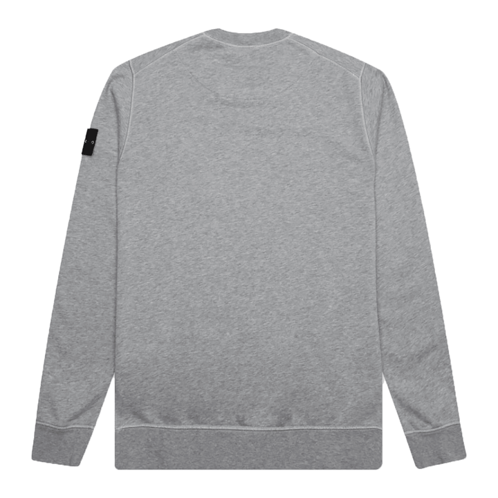 Stone Island Crewneck Sweatshirt Light Grey Melange - Urban Menswear