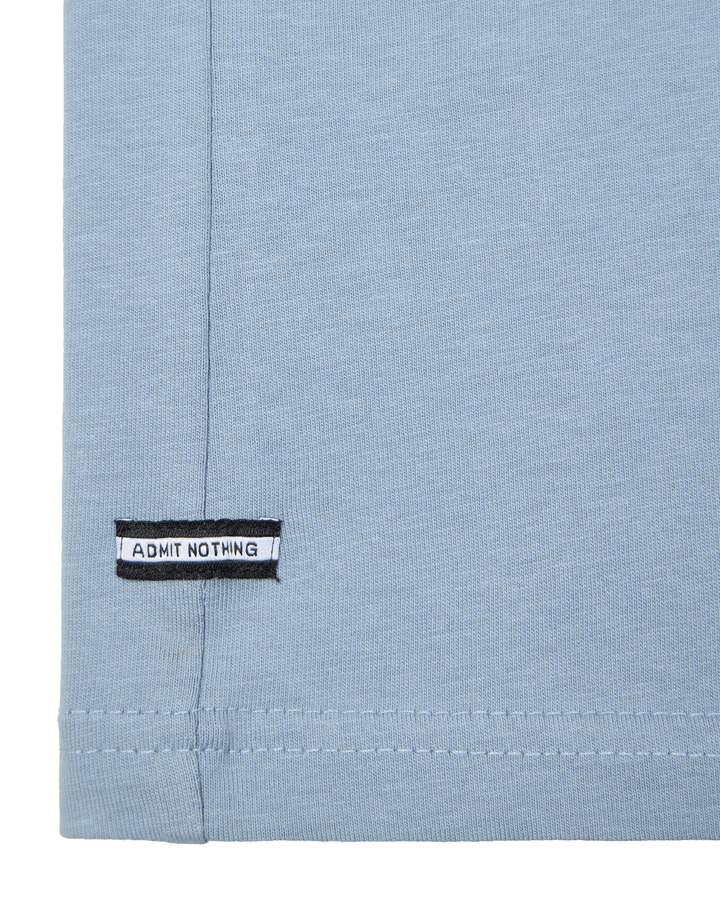 Weekend Offender Cannon Beach T-Shirt Slate Blue - Urban Menswear