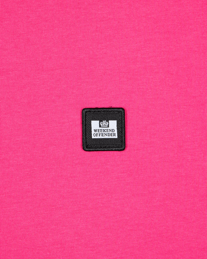 Weekend Offender Garcia T-Shirt Magenta - Urban Menswear
