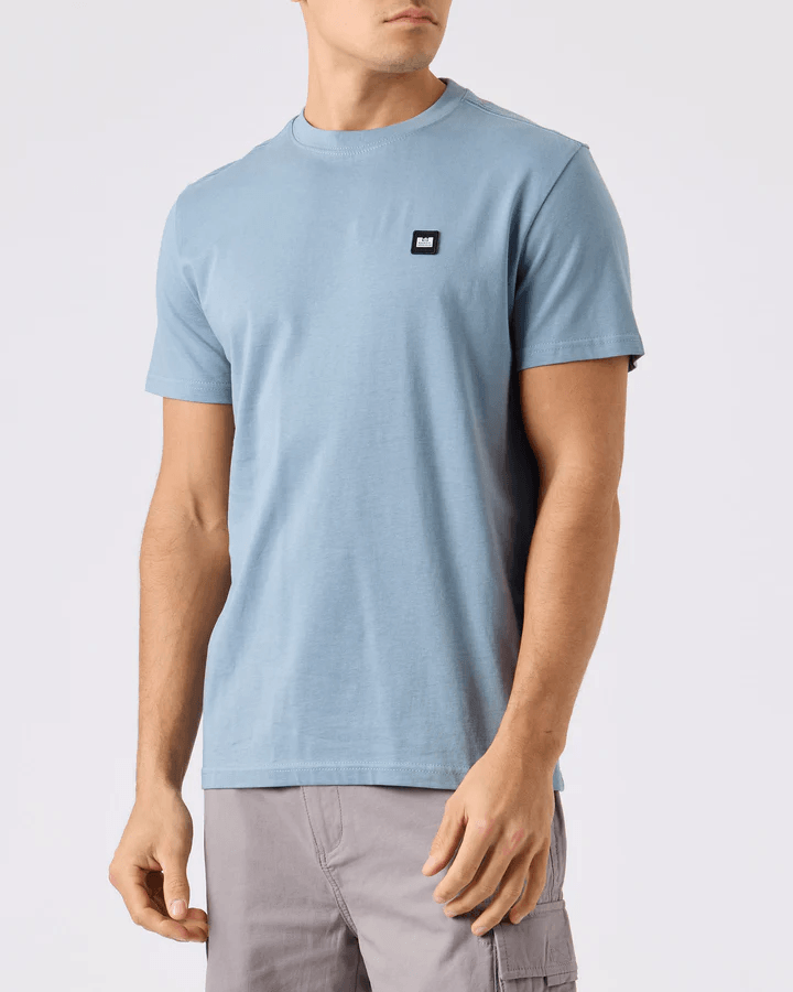 Weekend Offender Cannon Beach T-Shirt Slate Blue - Urban Menswear