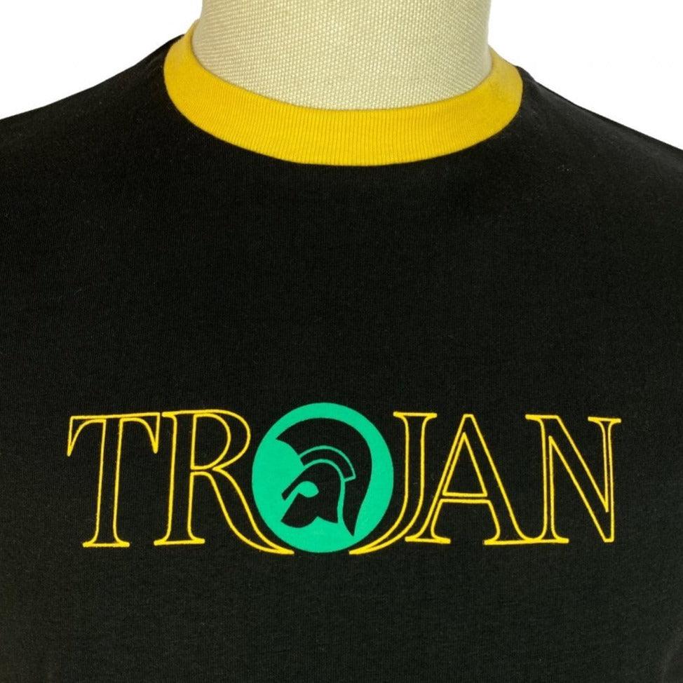 Trojan Records Outline Logo T Shirt Jamaica - Urban Menswear