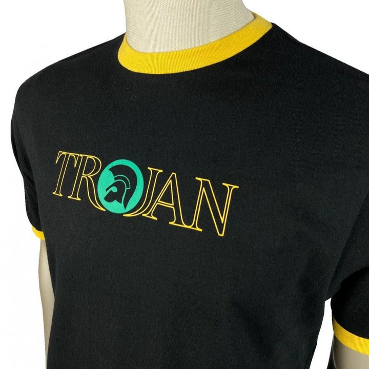 Trojan Records Outline Logo T Shirt Jamaica - Urban Menswear
