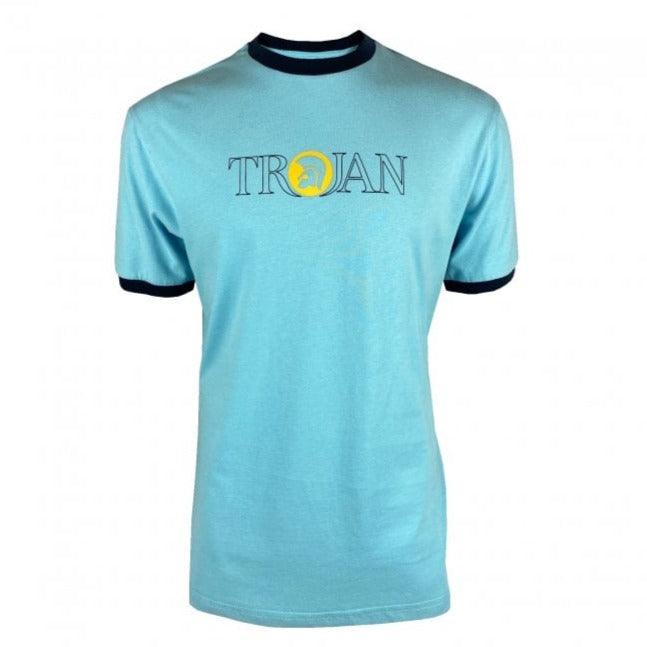 Trojan Records Outline Logo T Shirt Mint - Urban Menswear