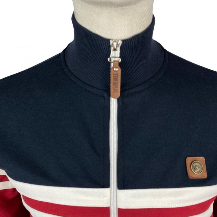 Trojan Stripe Track Top Blood - Urban Menswear