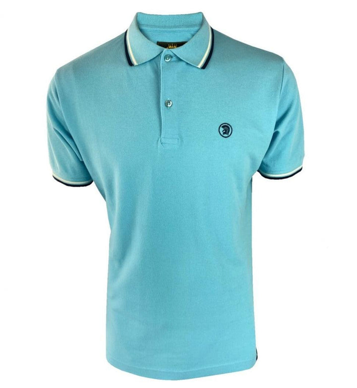 Trojan Twin Tipped Pique Polo Mint - Urban Menswear