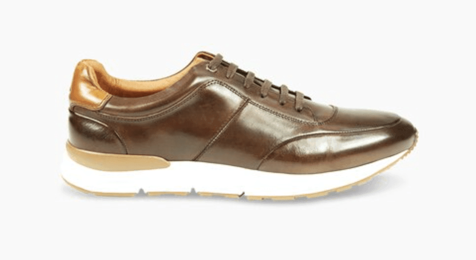 Azor la Mode Calabria Brown Leather Trainers - Urban Menswear