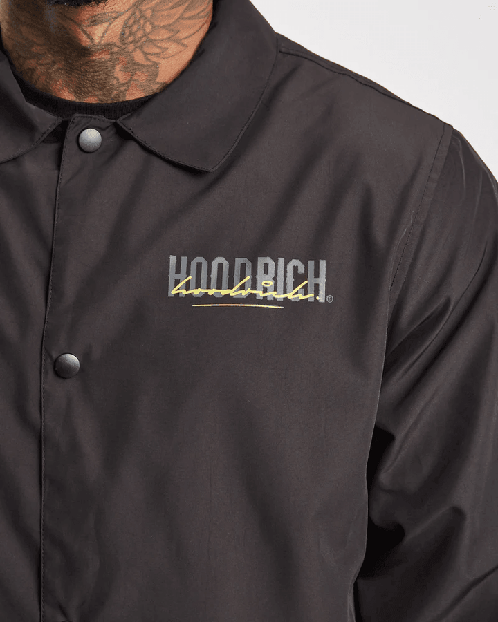 Hoodrich OG Blend Jacket Black/Iron Gate/Yellow - Urban Menswear