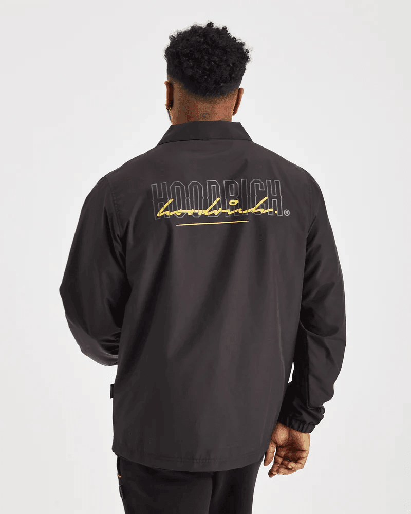 Hoodrich OG Blend Jacket Black/Iron Gate/Yellow - Urban Menswear