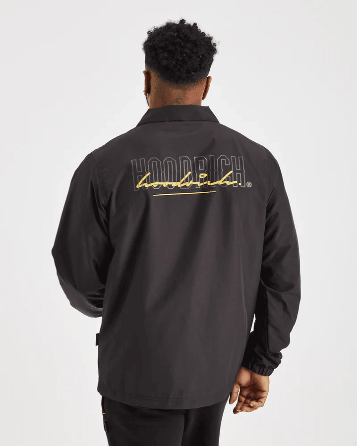 Hoodrich OG Blend Jacket Black/Iron Gate/Yellow - Urban Menswear