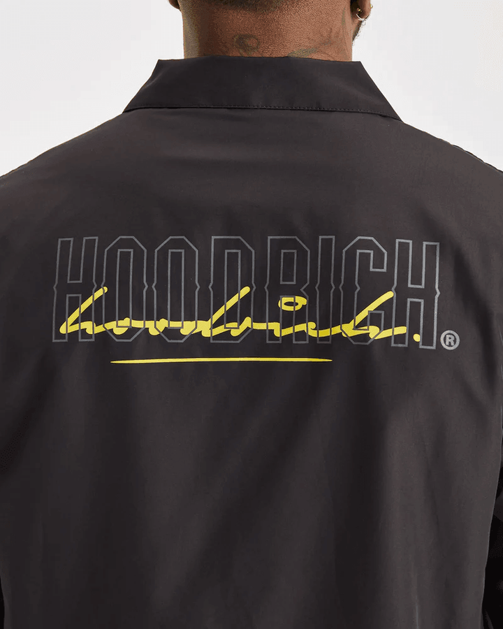 Hoodrich OG Blend Jacket Black/Iron Gate/Yellow - Urban Menswear