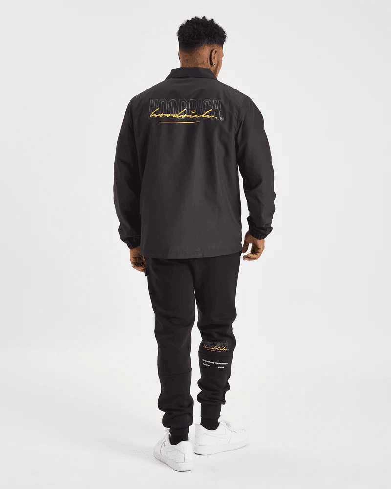 Hoodrich OG Blend Jacket Black/Iron Gate/Yellow - Urban Menswear