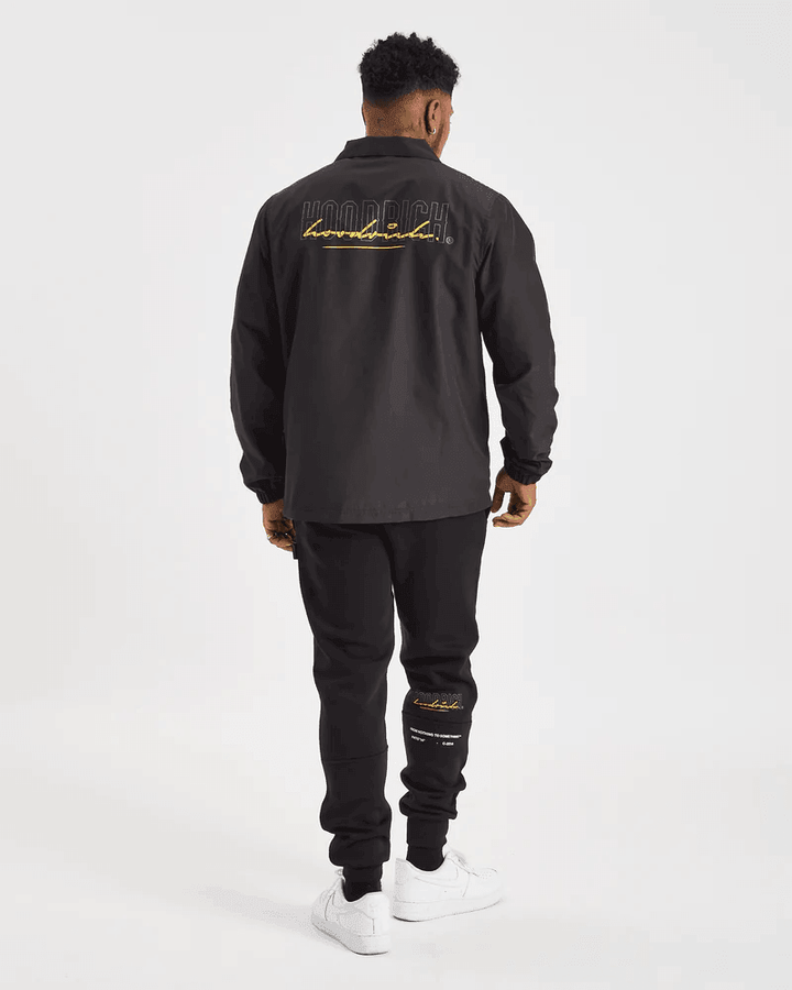 Hoodrich OG Blend Jacket Black/Iron Gate/Yellow - Urban Menswear