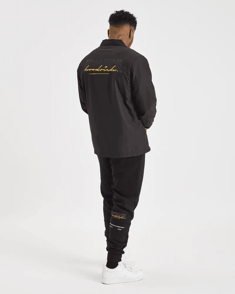 Hoodrich OG Blend Jacket Black/Iron Gate/Yellow - Urban Menswear