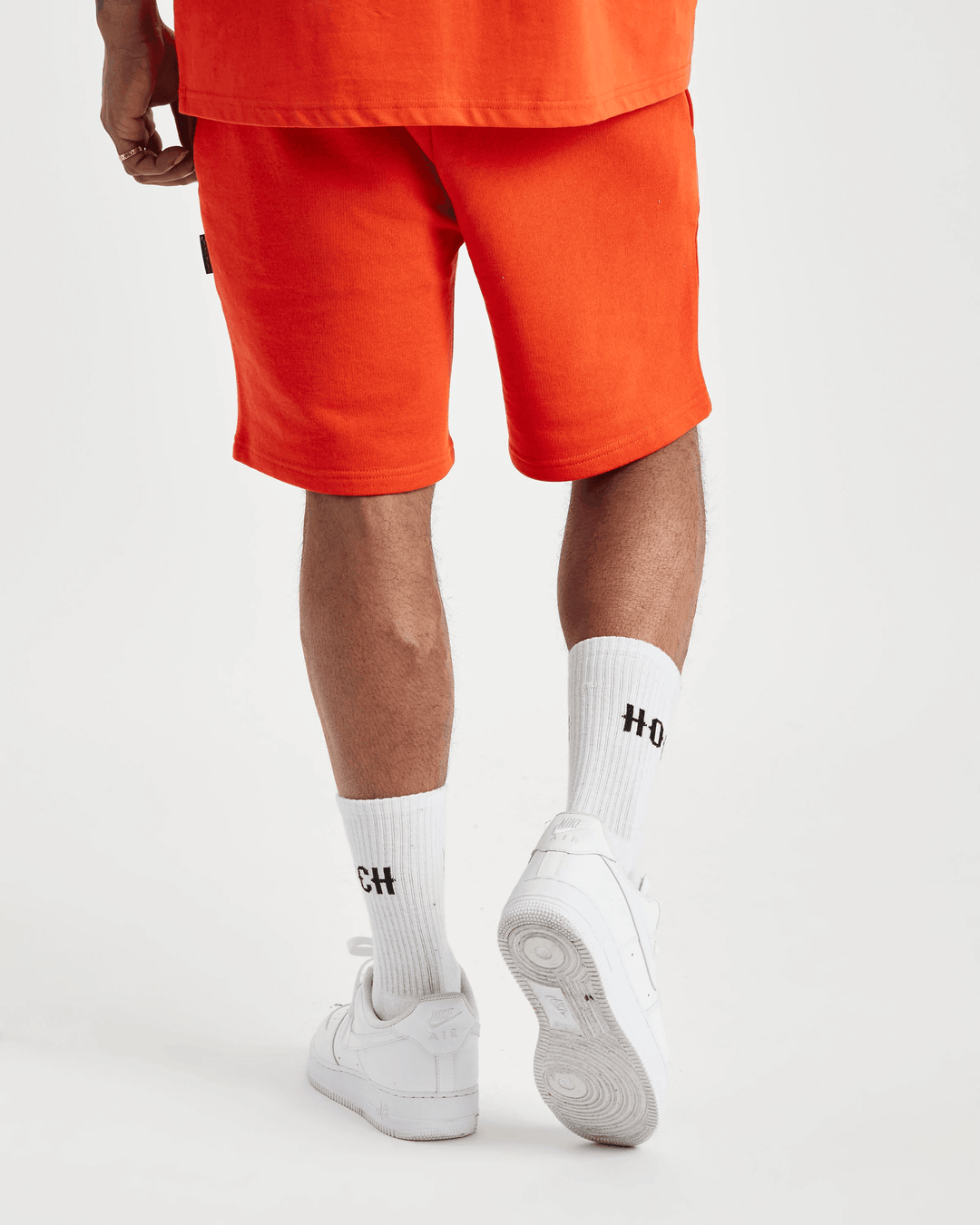 Hoodrich OG Splitter Shorts Fiesta/White/Black - Urban Menswear