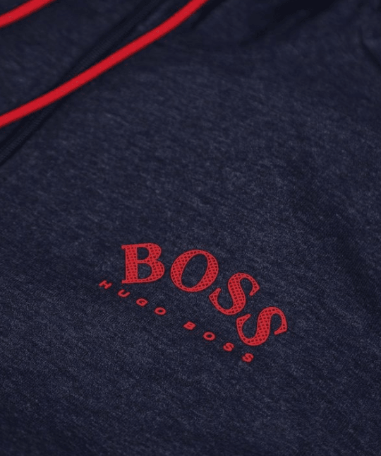 Hugo Boss Navy Hooded Sweatshirt - Urban Menswear