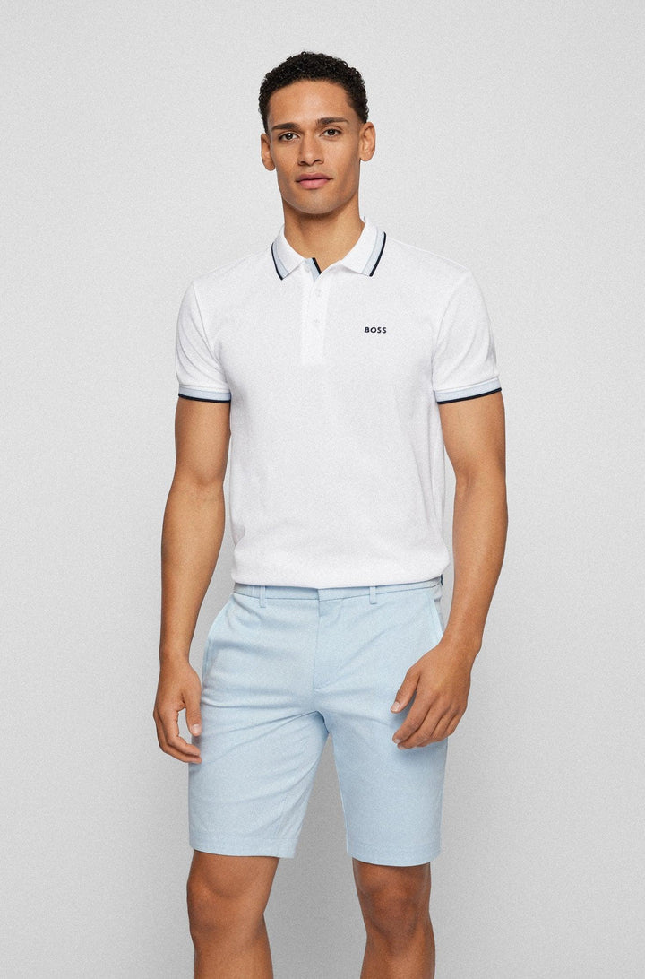 Hugo Boss Paddy Polo Shirt White - Urban Menswear