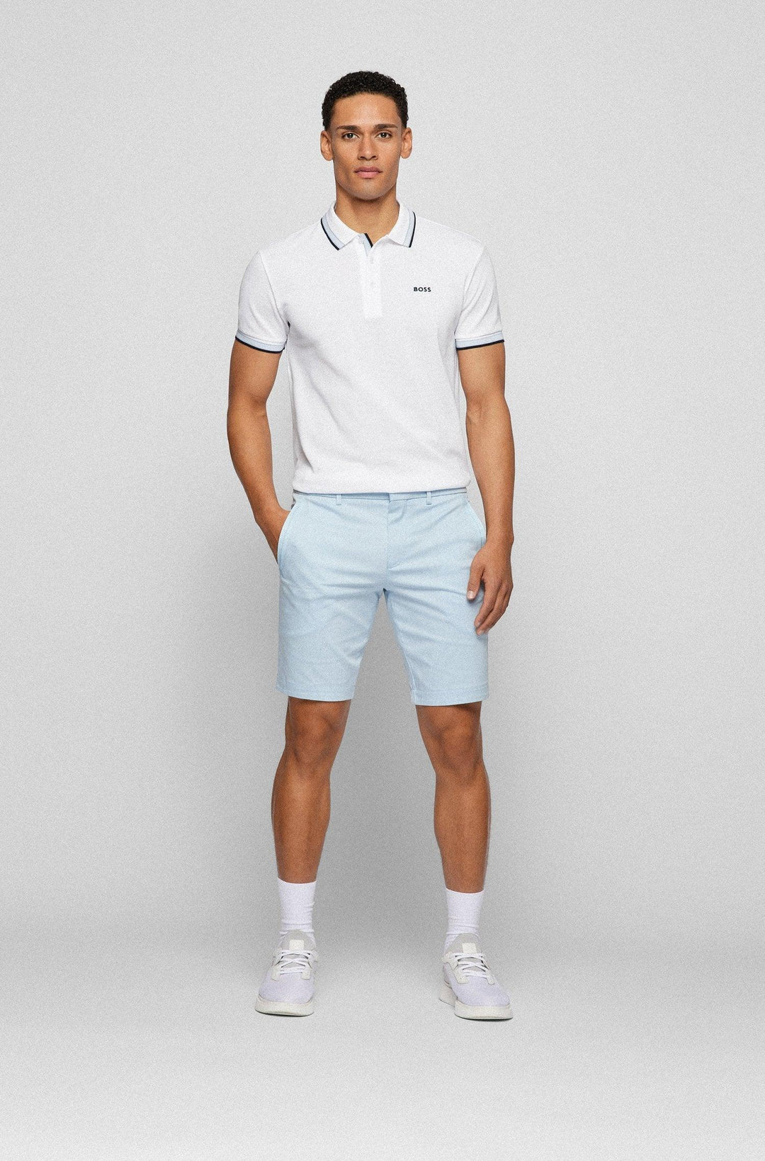 Hugo Boss Paddy Polo Shirt White - Urban Menswear