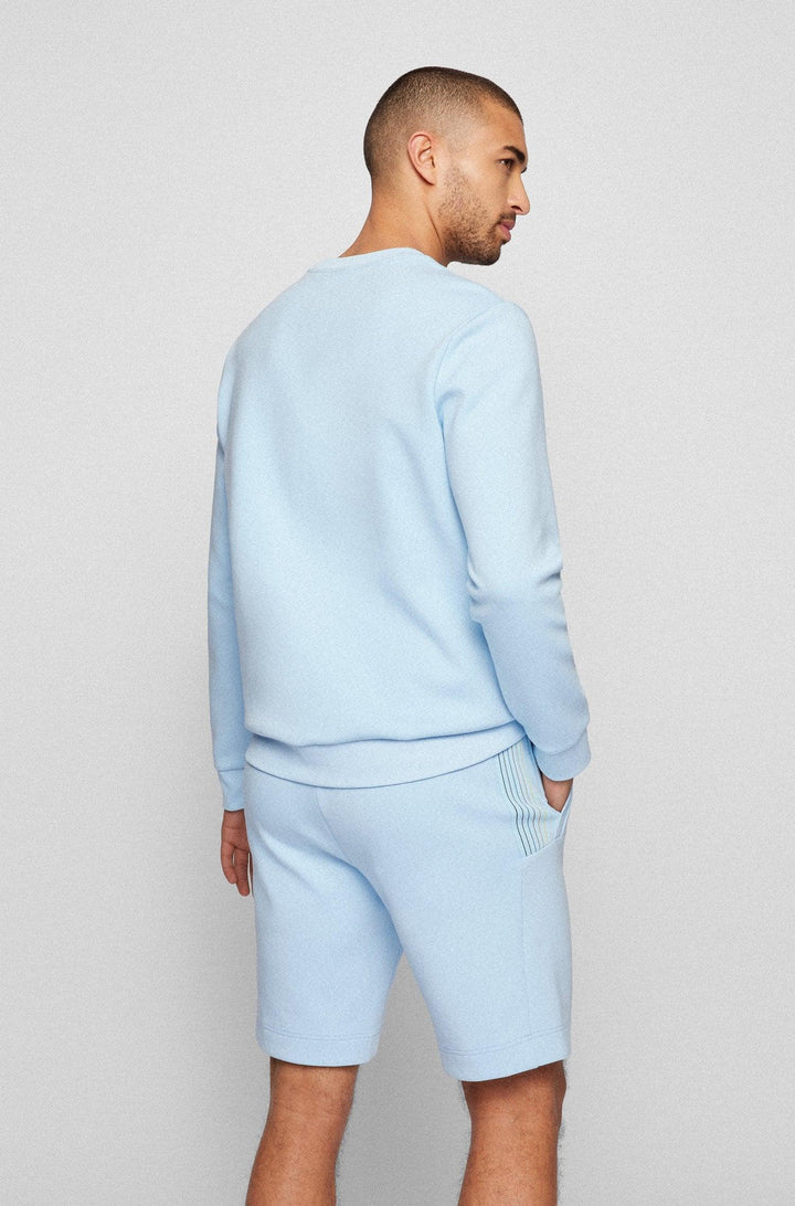 Hugo Boss Salbo Sweatshirt Sky Blue - Urban Menswear