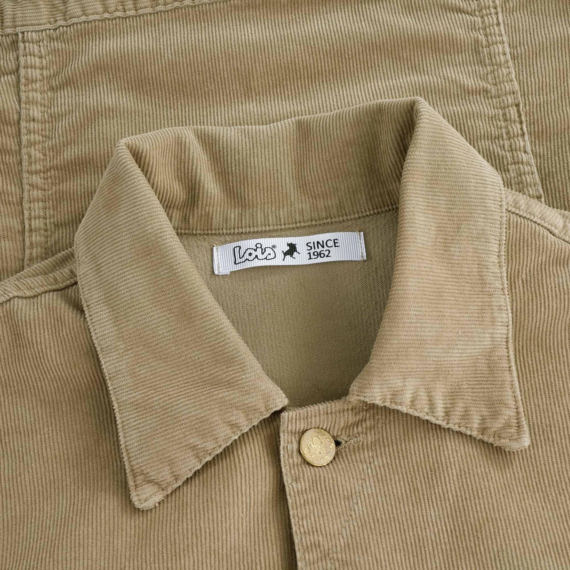 Lois Jeans Tejana Thin Cord Jacket Dark Sand - Urban Menswear
