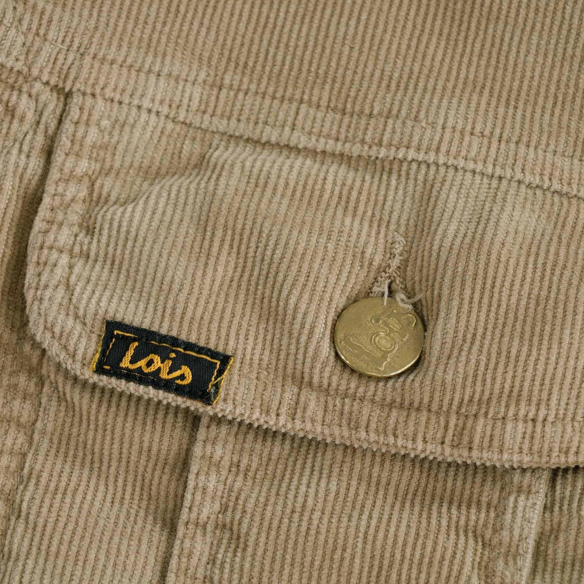 Lois Jeans Tejana Thin Cord Jacket Dark Sand - Urban Menswear