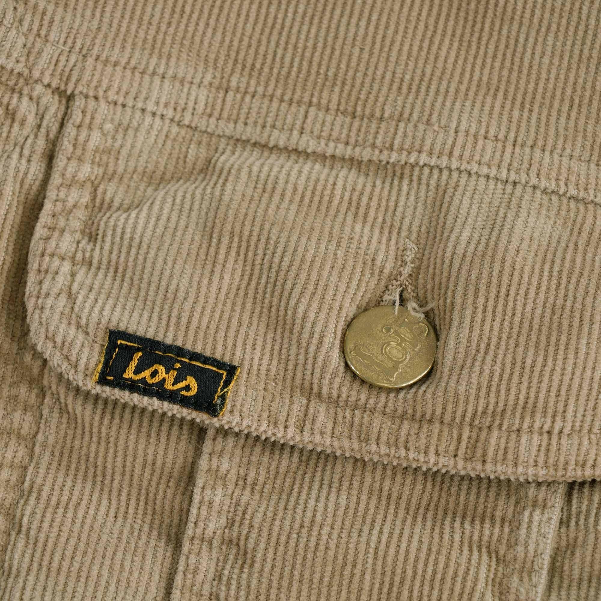 Lois Jeans Tejana Thin Cord Jacket Dark Sand - Urban Menswear