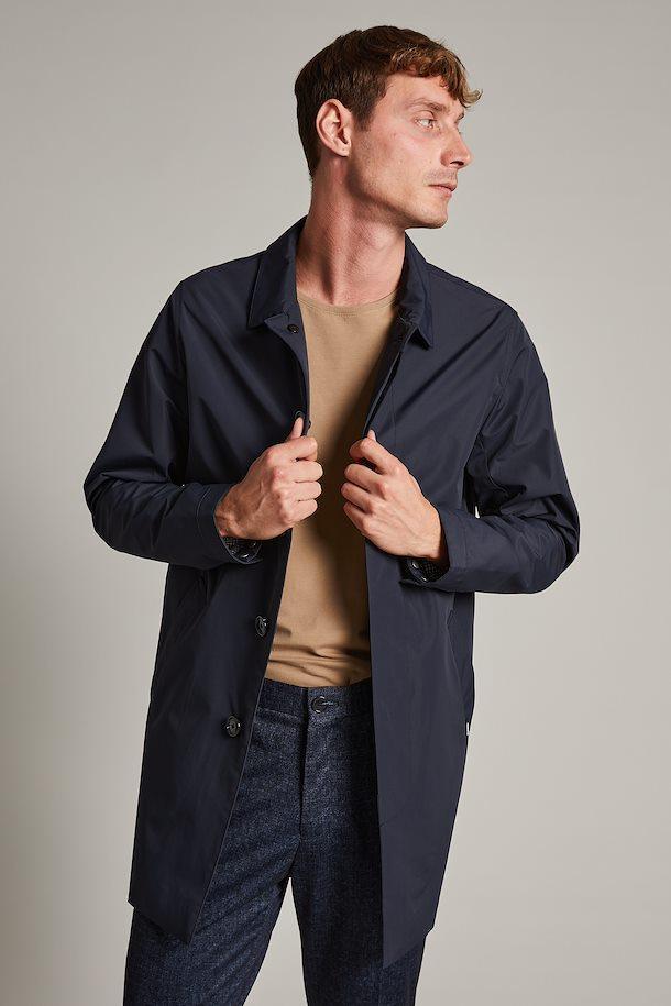 Matinique Miles Mac Jacket Dark Navy Blue - Urban Menswear