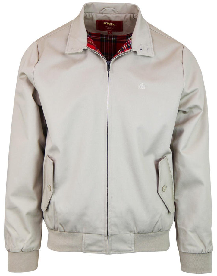 Merc London Harrington Jacket Beige - Urban Menswear
