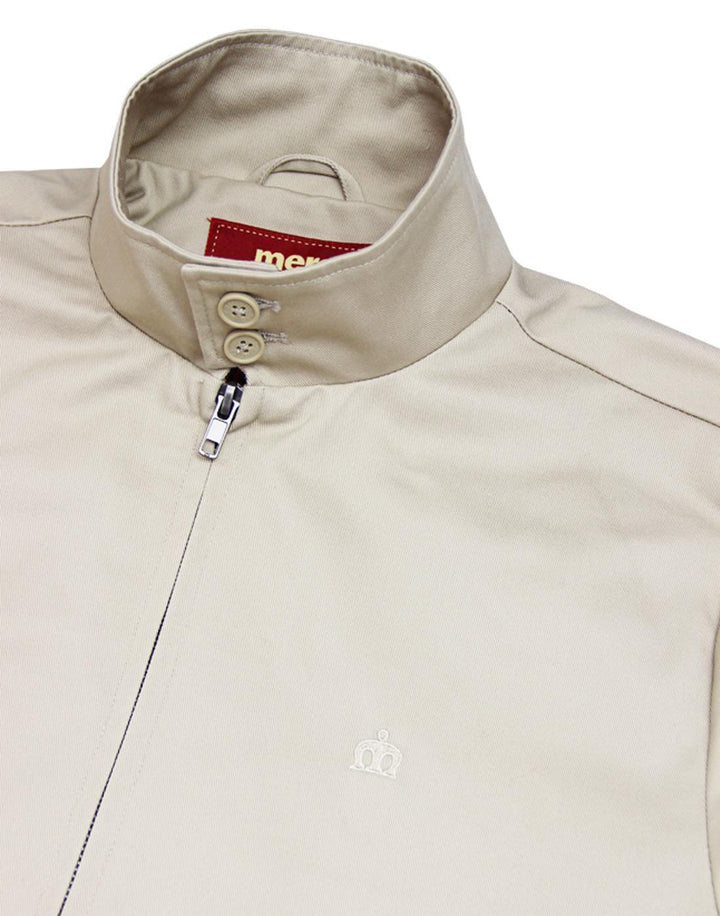 Merc London Harrington Jacket Beige - Urban Menswear