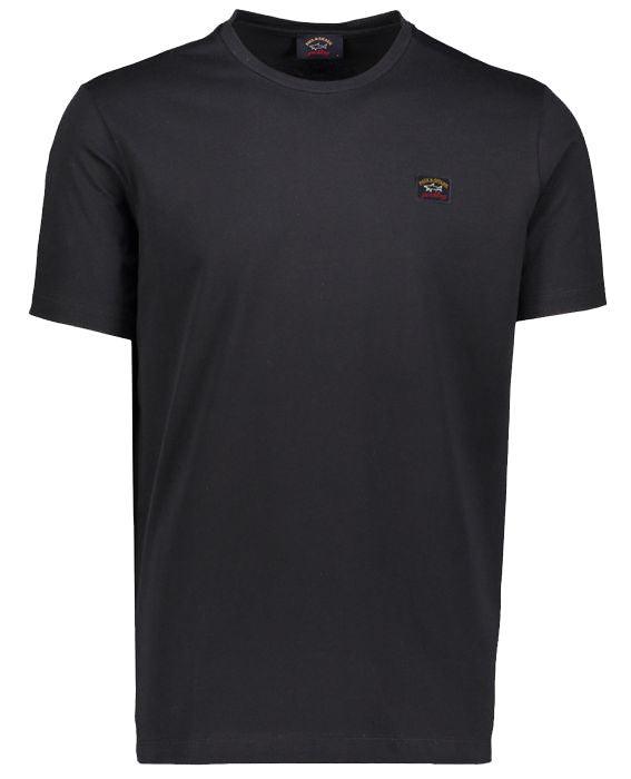 Paul & Shark Badge T Shirt Black - Urban Menswear