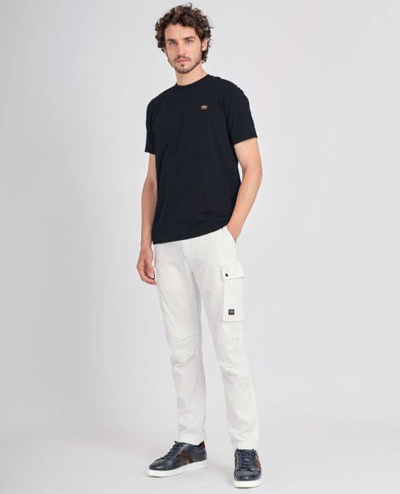 Paul & Shark Badge T Shirt Black - Urban Menswear