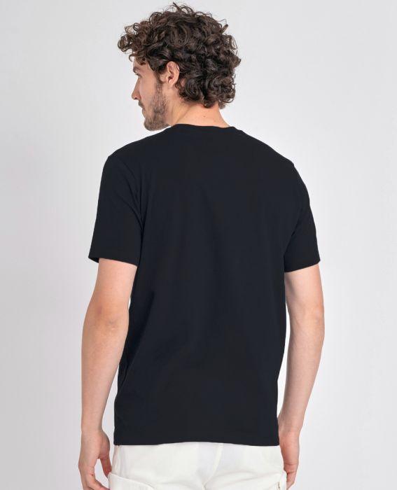 Paul & Shark Badge T Shirt Black - Urban Menswear