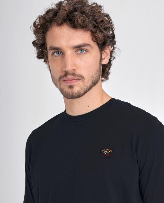 Paul & Shark Badge T Shirt Black - Urban Menswear