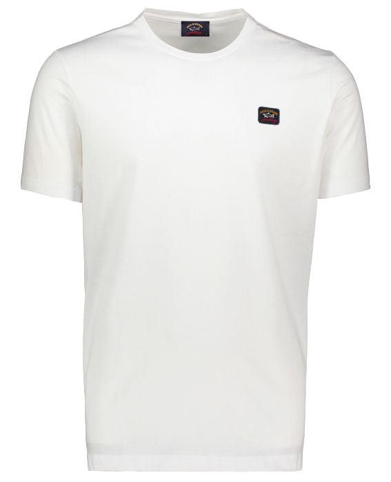 Paul & Shark Badge T Shirt White - Urban Menswear