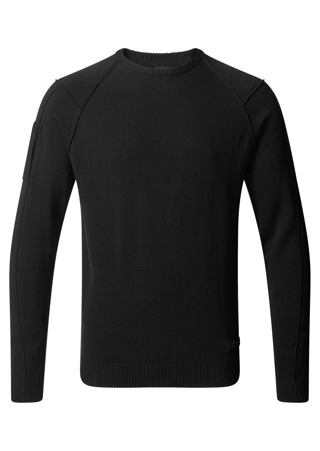 Police Telles Knitted Jumper Black - Urban Menswear