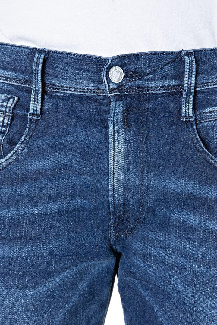 Replay Hyperflex Anbass Dark Blue Slim Jeans - Urban Menswear