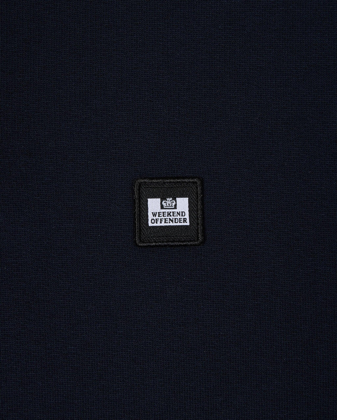 Weekend Offender Miyako Check Zip Sweatshirt Navy - Urban Menswear
