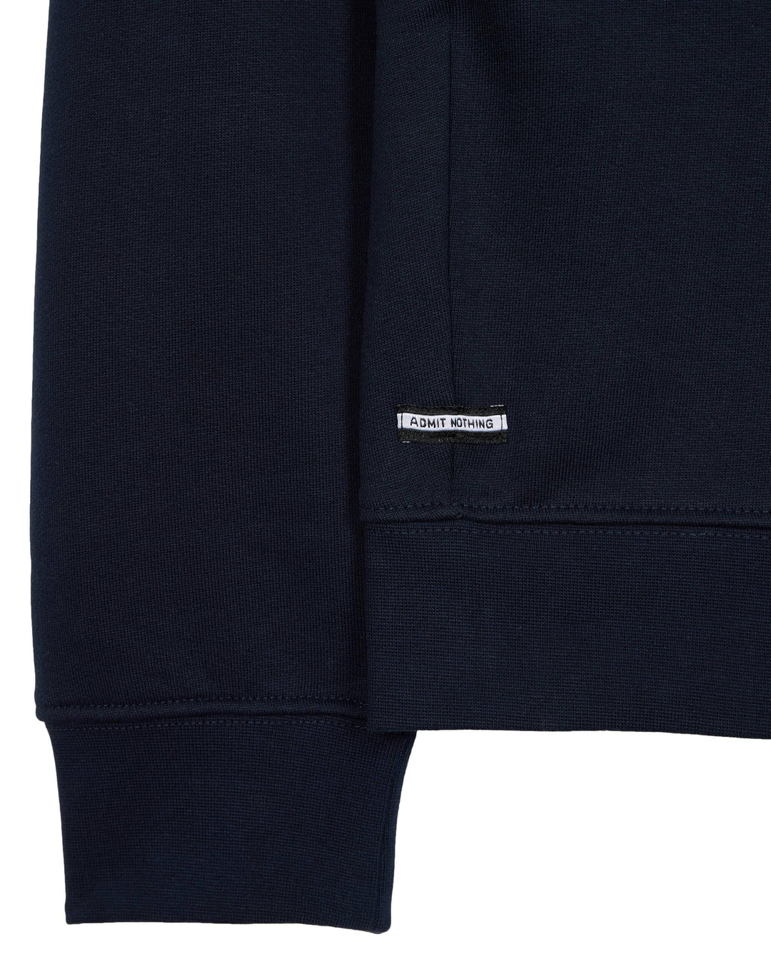 Weekend Offender Miyako Check Zip Sweatshirt Navy - Urban Menswear
