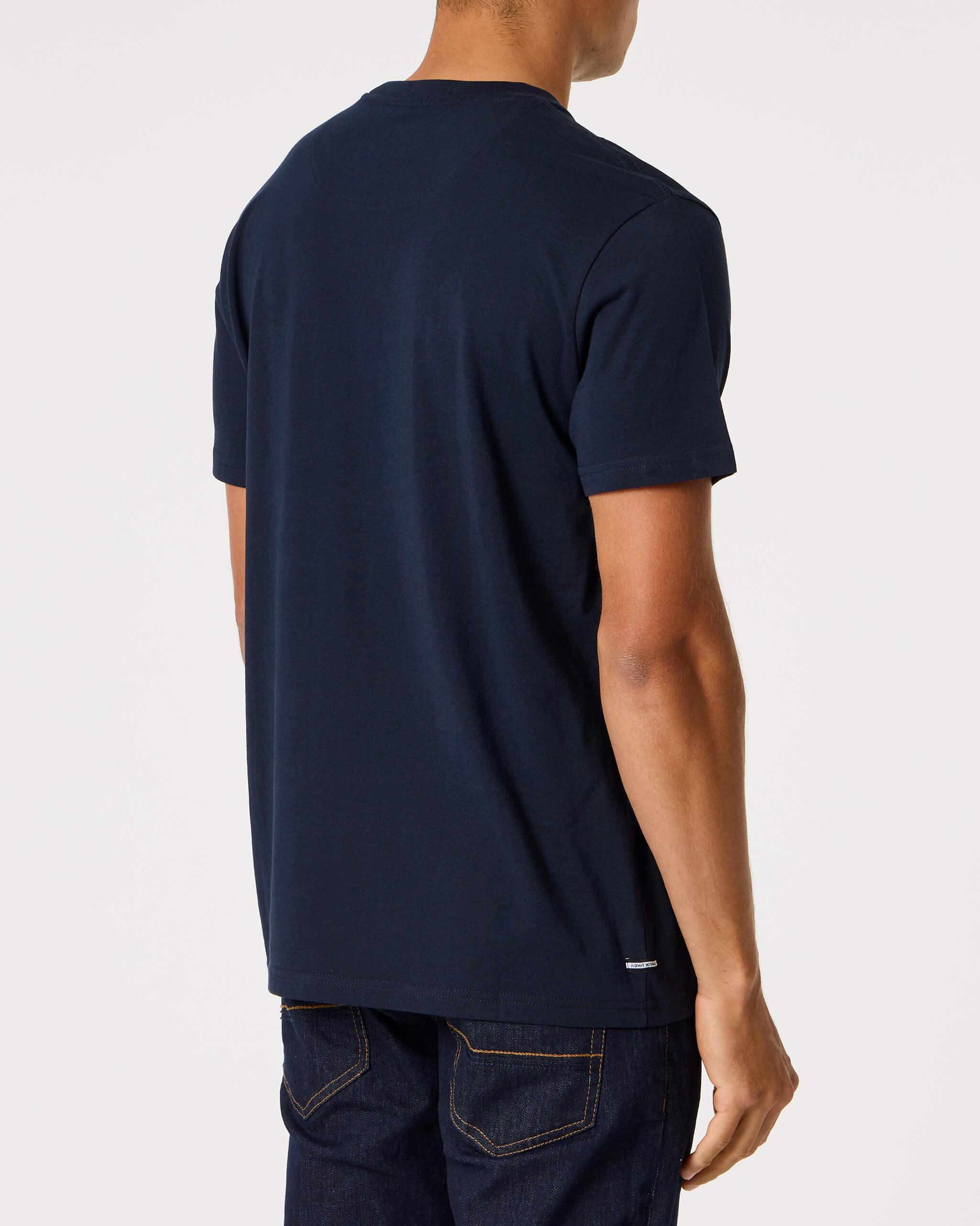 Weekend Offender Parklife T Shirt Navy - Urban Menswear
