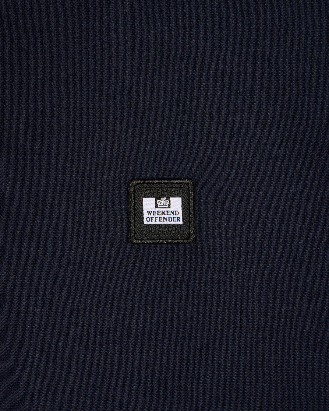 Weekend Offender Sakai Check Polo Shirt Navy - Urban Menswear