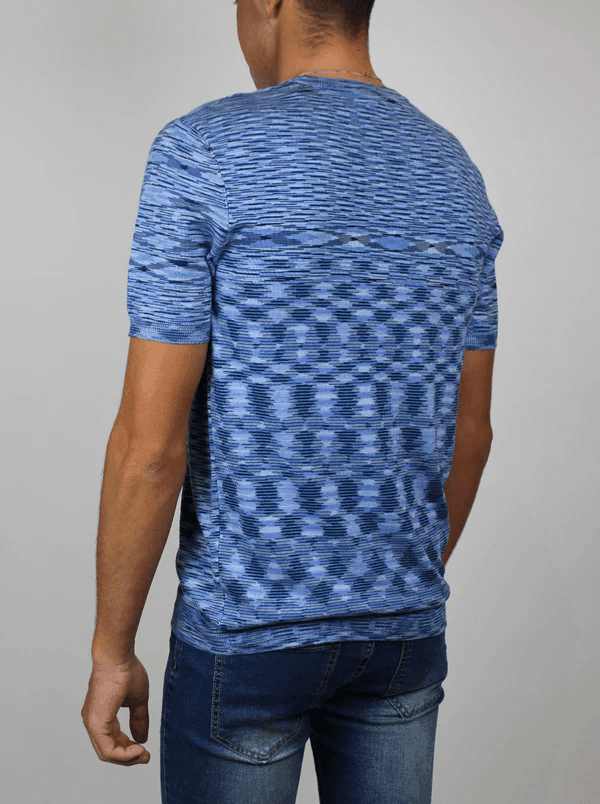 White Threads Space Dye 019 T-Shirt - Urban Menswear