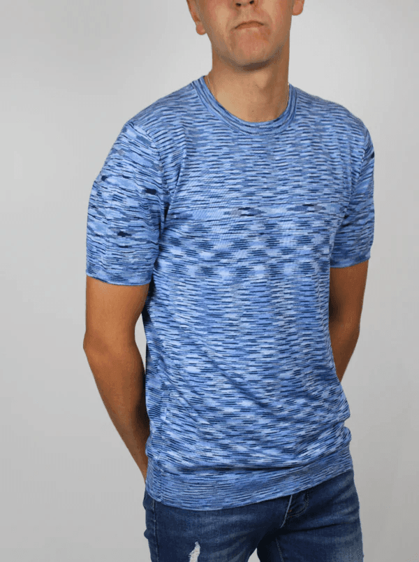White Threads Space Dye 019 T-Shirt - Urban Menswear